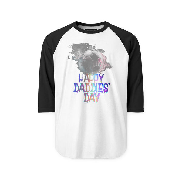 Happy Daddies' Day Raglan Shirt - Designed in Los Angeles for Hellopathic