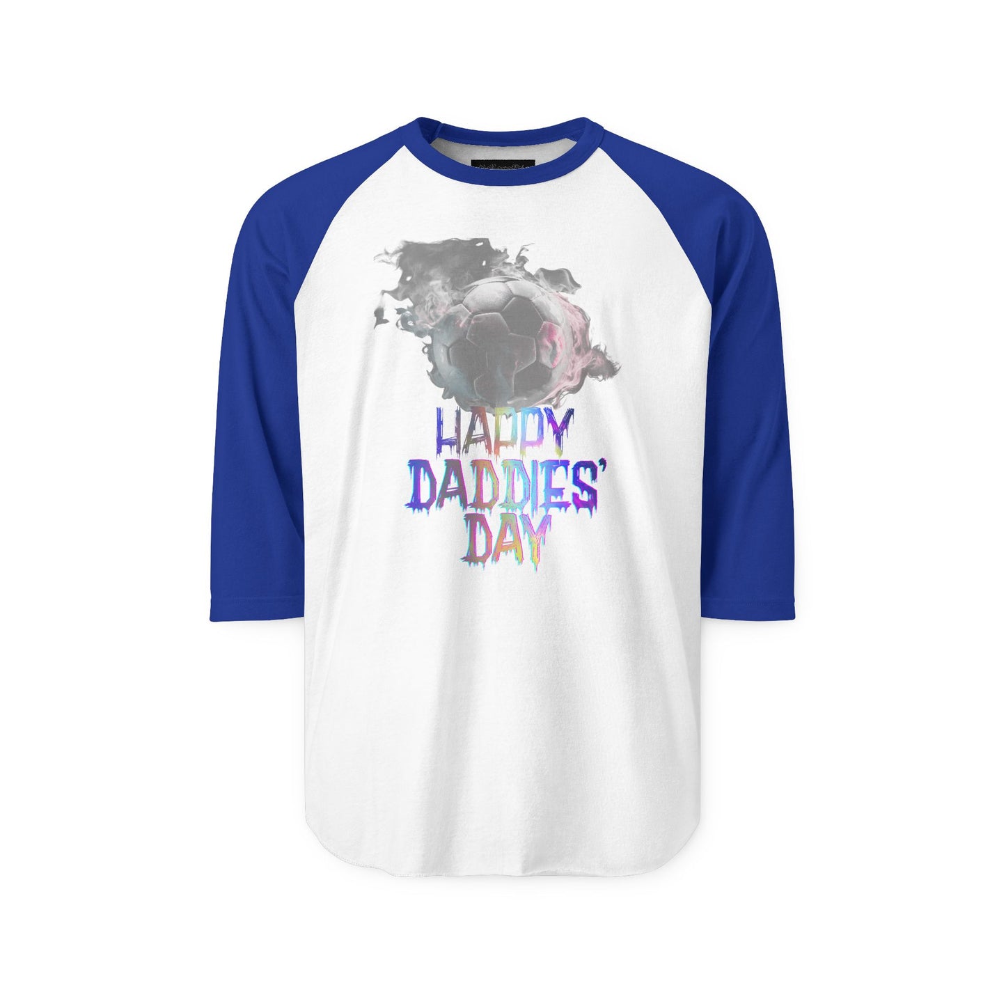 Happy Daddies' Day Raglan Shirt - Designed in Los Angeles for Hellopathic